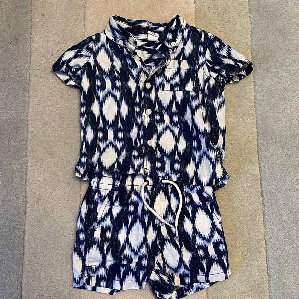 Ikat Matching Baby Gap Set